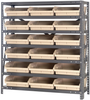 Open Shelving, 7Shelves, 18Bins, Ivory; Shelving Unit Type Quantum Storage - 44AC8924 - Newark, An Avnet Company