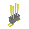 Headers, Male Pins - FTR-102-01-G-D-ND - DigiKey