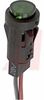 Indicator,Pnl-Mnt;LED;Green;0.5In.;28V;T 1-3/4;/Snap;6In. Wire;0.47In.;20mA - 70015712 - Allied Electronics, Inc.