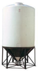 2600 Gallon 45 Degree Cone Bottom Tank - A-CB2600-86 - Plastic-Mart
