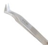 Excelta One Star Utility Tweezers 6-S-SE - Stainless Steel Angled Points Tip - 4 1/2 in Length - EXCELTA 6-S-SE - R. S. Hughes Company, Inc.