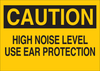 Brady B-302 Polyester Rectangle Yellow Personal Protection Equipment (PPE) Sign - 14 in Width x 10 in Height - Laminated - TEXT: CAUTION - 84797 - 754476-84797 - R. S. Hughes Company, Inc.