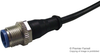 Sensor Cord, 4P, M12 Plug-Free End, 1.5M; Connector Type A Te Connectivity - 96X8835 - Newark, An Avnet Company