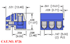 5mm Pluggable Terminal Block, 3 Position - 8726 - Keystone Electronics Corp.