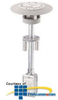 Hubbell Style Line Duplex - Painted Aluminum Flange -- PT2X2GY - Image