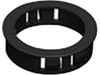 Open Grommet, Bushing, Nylon, Black, 11.1Mm; Grommet Type Keystone - 99H9273 - Newark, An Avnet Company