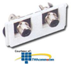 Siemon SM Bezel with 2 RCA Connectors - SMC-RC-02 - TelephoneStuff.com