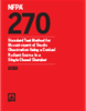 NFPA 270: Standard Test Method for Measurement of Smoke Obscuration Using a Conical Radiant Source in a Single Closed Chamber