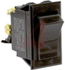 Switch,Rocker,Sealed,DPST,ON-NONE-OFF,SCREW TerminalS,BLACK Rocker - 70131605 - Allied Electronics, Inc.