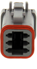 Rectangular Connectors, Heavy Duty - DT Series - DT06-6S-CE01 - LADD Distribution