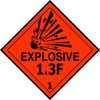 DOT Hazardous Material Shipping Labels (EXPLOSIVE 1.3F) - 754476-63498 - R. S. Hughes Company, Inc.