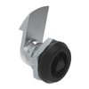Quarter-Turn Cam Latch, 8 mm Triangle Recess, 23mm  Grip, Sealed, Zinc Alloy, Powder Coat, Black - E5-6-035-520 - Southco