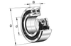 Angular Contact Bearings - Double Row Ball - 3314-DA - Pacific International Bearing, Inc.