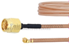 SMA Male to UMCX 2.5 Plug Cable RG178-DS Coax in 6 Inch and RoHS Compliant - FMCA1027-6 - Fairview Microwave Inc.