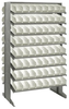 2 Side Sloped Rack, 16Shelves/128Bin/clr; Shelving Unit Type Quantum Storage - 42AC5605 - Newark, An Avnet Company