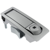 Compression Latch, Lever Latch, Tool Locking, Raiway Standard, 1-8mm Panel, 1-24mm Grip, Sealed, Zinc Alloy, Chrome Plated, Textured - C2-42-141-3 - Southco