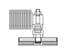 Swivel load foot for Z6 up to 200kg -- 1-Z6/ZKP/200KG