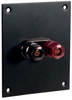 Universal Sub-Panel Black, with Binding Post Pair, Red/Black -- REF00006 - Image