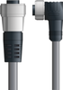 DN4110056S01 - LAPP UNITRONIC® DeviceNet Cordsets 15 & 18 AWG / 1 + 1 pair Bus - Gray PVC - 7/8 in Female / 7/8 in Female 90 deg connectors - 1m - OLFDN4110056S01 - Lapp Tannehill