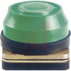 Pushbutton, Non-Illuminated, Booted Operator, Green, Momentary, 30mm, 10A, 500V - 70156637 - Allied Electronics, Inc.