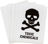 Brady Hazardous Material Label - Printed Text = TOXIC CHEMICALS - 596-13 - 754473-44092 - R. S. Hughes Company, Inc.