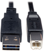 Universal Reversible USB 2.0 Cable (Reversible A to B M/M), 10-ft. -- UR022-010 - Image
