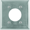 Wall Plate, 2 Gang, Sst; Accessory Type Hubbell Wiring Devices - 17M2914 - Newark, An Avnet Company