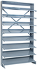 Single Sided Sloped Rack, 8Shelves/steel; Shelving Unit Type Quantum Storage - 42AC5708 - Newark, An Avnet Company