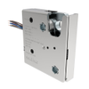 Electronic Rotary Push-to-Close Latch, Delayed Relock, With Latch Status Microswitch, No Connector, Thru Hole, Steel Housing, Zinc Plate, Bright chromate - R4-EM-23-162 - Southco