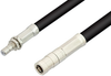 SMB Plug to SMB Jack Bulkhead Cable 24 Inch Length Using RG58 Coax - PE34493-24 - Pasternack