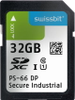 Secure SD Card, PS-66 DP (high endurance), 32 GB, 3D PSLC Flash, -40°C to +85°C -- SFSD032GL1PT1MT-I-6F-02P-SW4