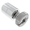 Captive Screw, 4-40 Thread, Flare-in, TORX®/Slot Combination, Knurled Bright Knob - 52-17-11-4 - Southco