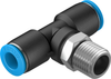 Push-in T-fitting - QST-1/4-8 - Festo Corporation