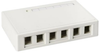 Surface Mount Box, 6Port, Pvc, Off White; Accessory Type Hellermanntyton - 75Y2998 - Newark, An Avnet Company