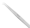Excelta Three Star Utility Tweezers 65A-SA - Stainless Steel Oblique Fine Tip - 0.01 in Tip Width - 5 1/2 in Length - 0.01 in Thick - EXCELTA 65A-SA - R. S. Hughes Company, Inc.