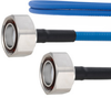 Plenum Low PIM 7/16 DIN Male to 7/16 DIN Male Cable SPP-250-LLPL Coax in 150 cm Using Times Microwave Parts and RoHS - FMCA1851-150CM - Fairview Microwave Inc.