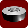 Large neodymium disc magnets -- 35DNE12832 - Image