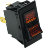 Switch, Rocker, Spst, 15A, 250V, Black; Illumination Carling Technologies - 76K6568 - Newark, An Avnet Company