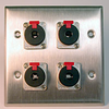 HAVE 2Gang Stainless Wallplate 4TRSF - HAVWP2011TRSF4 - HAVE, Inc.