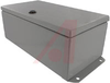 Enclosure;NEMA12,13,4;Steel;SingleDoor;Gray;1/4TurnLatch;Incl.Panel;12x6x4in - 70166773 - Allied Electronics, Inc.