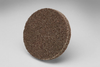 3M Scotch-Brite XL-UR Unitized Aluminum Oxide Medium Deburring Wheel - Medium Grade - Quick Change Attachment - 2 in Diameter - 17190 -- 048011-17190 - Image
