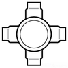 Explosionproof Conduit Outlet Box -- KKGUAX26 - Image