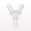 Y Connector, Barbed, Natural - 61683 - Qosina Corp.