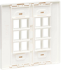 Faceplate, 12Port, White; Accessory Type Eaton Tripp Lite -- 42AH1906