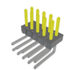 Headers, Male Pins - 612-HTSW-105-22-S-D-RA-ND - DigiKey
