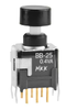 Process Sealed Subminiature Antistatic Pushbuttons - BB25AB-HA - NKK Switches