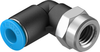 Push-in L-fitting - QSLF-1/8-6-B - Festo Corporation