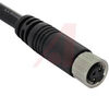 CONNECTOR, M8 CABLE, FEMALE, 3 POSITION, STRAIGHT - 70084669 - Allied Electronics, Inc.