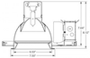 Linear Spread Lens Accent Downlight, T6 Metal Halide -- 6SVAMHT6
