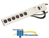 Leviton General-Duty 6-Outlet Plug Strip -- 5100-IPS - Image